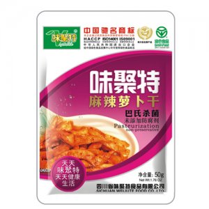 味聚特麻辣萝卜干袋装