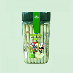卡通世界棒棒饼干苹果味瓶装