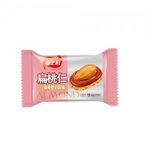 嘉士柏扁桃仁红糖果脆奶酥糖