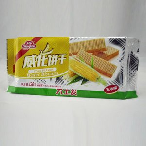 万士发威化饼干玉米味120g