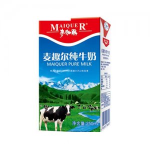 麦趣尔标准砖250ml纯牛奶