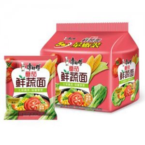 康师番茄鲜蔬面5包装