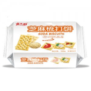 嘉仕利 芝麻味梳打餅乾100g