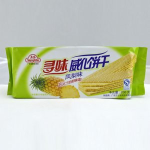 万士发威化饼干凤梨味200g