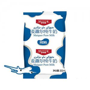 麦趣尔纯牛奶200ml