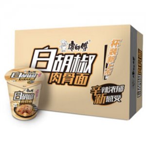 康师傅白胡椒肉骨面杯面
