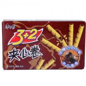 康师傅3+2夹心卷浓情巧克力55g