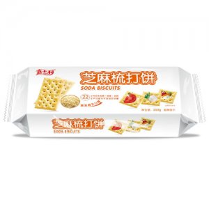 嘉仕利芝麻味梳打餅乾200g