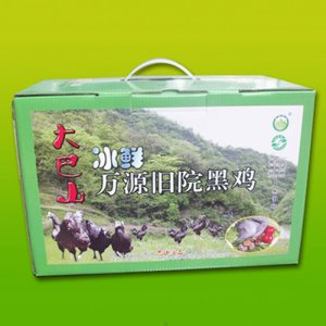 青青巴山大巴山冰鲜万源旧院黑鸡礼盒