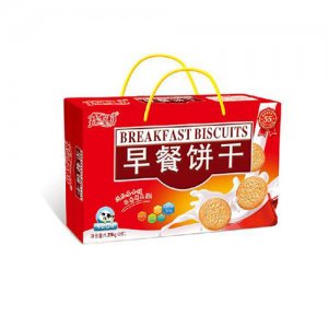 嘉士利牛奶味早餐饼干1.28kg