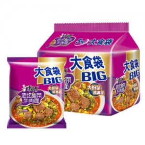 康师傅大食袋老坛酸菜牛肉袋面