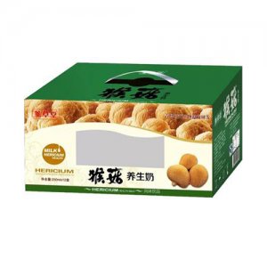 参草堂猴菇养生奶250ml×12盒开窗礼盒（绿）