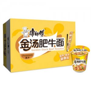 康师傅金汤肥牛面杯面桶装
