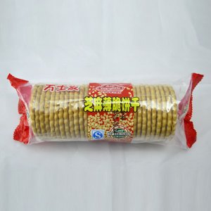 万士发芝麻薄脆饼干180g