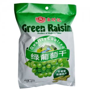 翁财记绿葡萄干320g