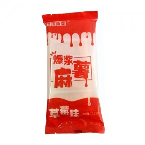 布莱斯奥爆浆麻薯（草莓味）125g