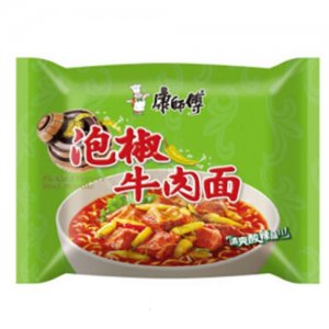 康师傅老坛泡椒牛肉面