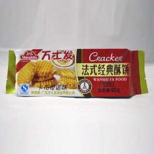 万士发法式经典酥饼卡布奇诺味93g