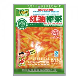 味聚特红油榨菜