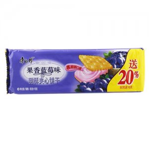 康师傅果香蓝莓味甜酥夹心饼干16g