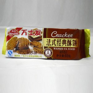 万士发法式经典酥饼提拉米苏味93g