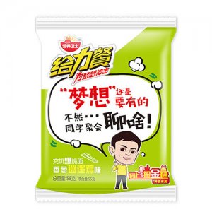 营养卫士给力餐香脆面香葱巡逻鸡味