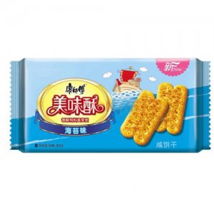 康师傅美味酥海苔味咸饼干85g