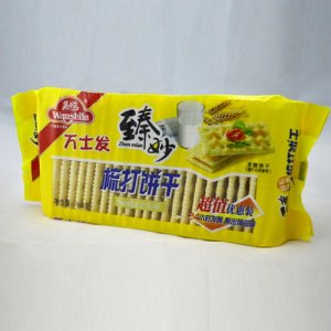 万士发梳打饼干奶盐味168g