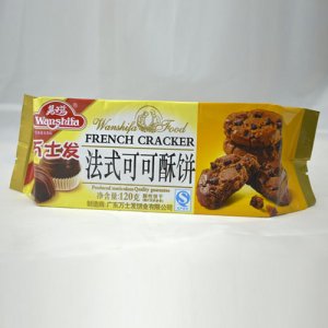 万士发法式可可酥饼120g