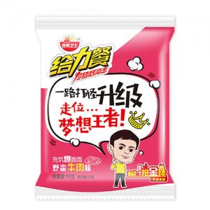 营养卫士给力餐香脆面野蛮牛肉味
