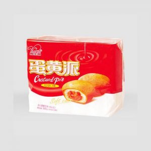 雅佳福蛋黄派红豆味300g