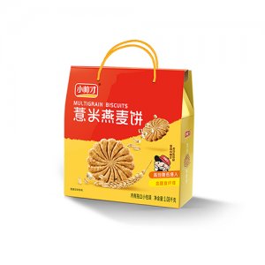 小帅才薏米燕麦饼手提礼盒1.08kg