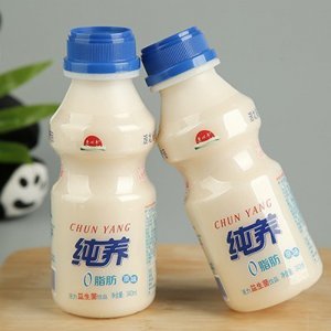 爱心牛纯养0脂肪原味乳酸菌饮品340ml×12瓶