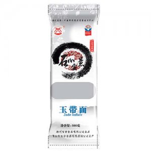 华夏百分石磨挂面心实意玉带面