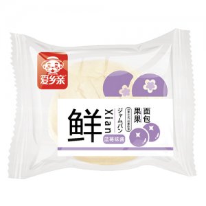 爱乡亲果果面包蓝莓味