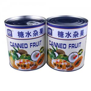 冠荣杂果罐头罐装