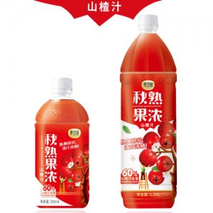 果时刻秋熟果浓山楂汁350ML