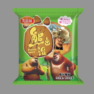 美滋味熊出没膨化食品绿