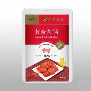 黄金香袋装辣味黄金肉脯80g