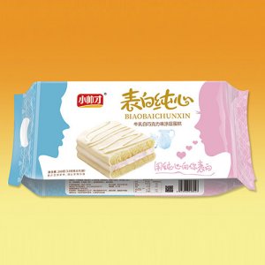 小帅才表白纯心牛乳白巧克力涂层蛋糕360g
