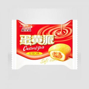 雅佳福蛋黄派红豆味散称
