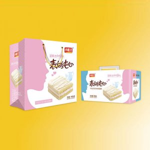小帅才表白纯心牛奶巧克力涂层蛋糕700g