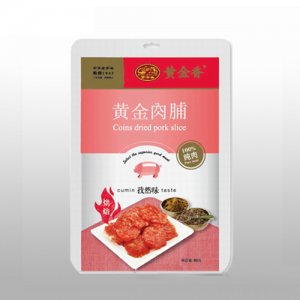 黄金香袋装孜然味黄金肉脯80g