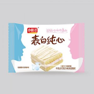 小帅才表白纯心牛乳白巧克力涂层蛋糕