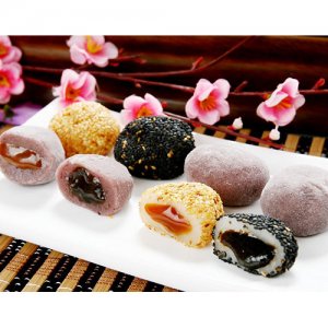 星芙黑米麻薯+果仁麻薯
