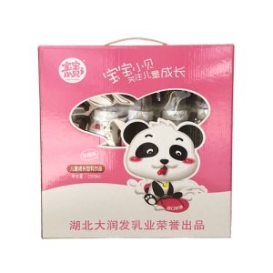 爱心牛宝宝小贝儿童成长型乳饮品草莓味