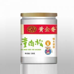 黄金香罐装海苔味儿童肉松120g