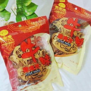 黄金香牛味猪肉片150g