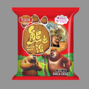 美滋味熊出没膨化食品红