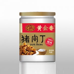 黄金香罐装原味猪肉丁70g